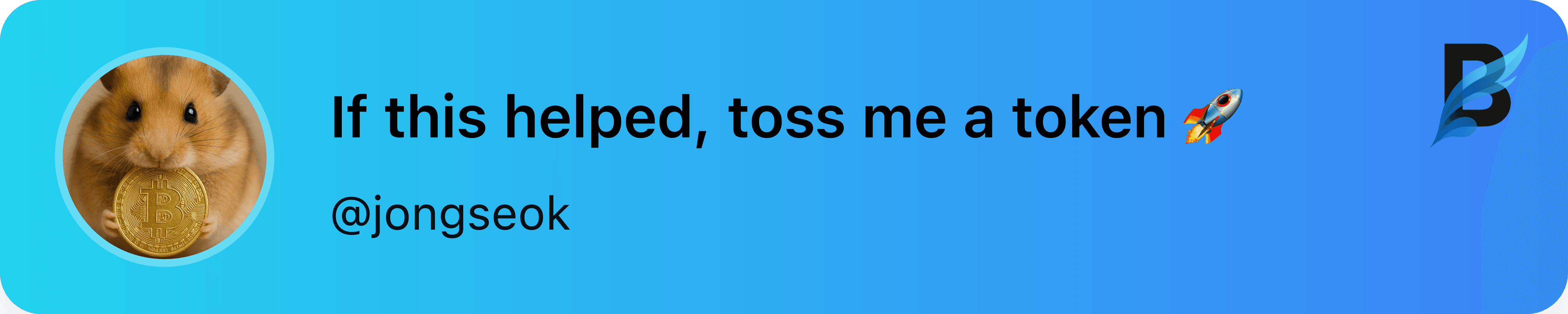 Byteback integration example showing tip button embedded in various platforms